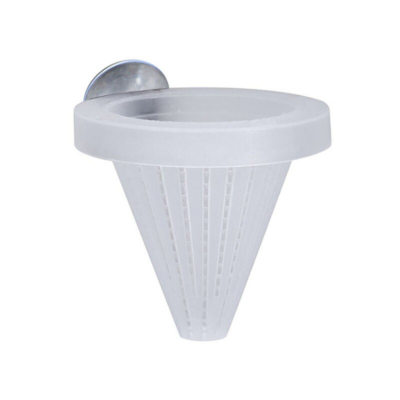 Anillo de alimentación para acuario, estación de pecera flotante, bandeja de comida, alimentador circular cuadrado, alimentador de Comida para peces, anillo con ventosa: Red Worm Cup