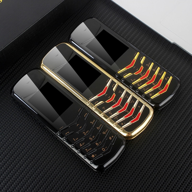 Barra di sblocco del telefono di Vendita di Lusso Di contralto Livello K6 BT Quadrante Cassa del Metallo doppio Sim Firma design Classico Russo Chiave Greco Memu nessuna Fotocamera