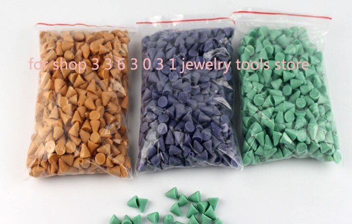 Polish Ceramic Media Round/Cone/Triangle/Rhombus/Oblique Cylinder Media Abrasive Alumina Ceramic Abrasives Vibration grinding: Cone-Purple