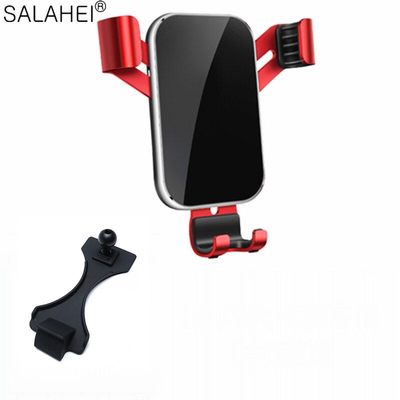 Mobiltelefon holder til mercedes-benz c klasse  w205 dashboard mount gps phone holder clip clamp stand in car: Rød