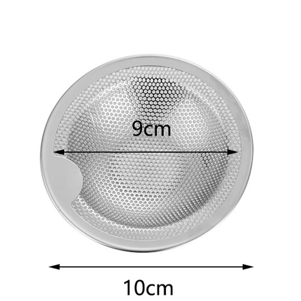 S/M/L Stainless Steel Kitchen Sink Strainer Drain Hole Filter Mesh Trap Bathtub Shower Waste Stopper Drainage: L