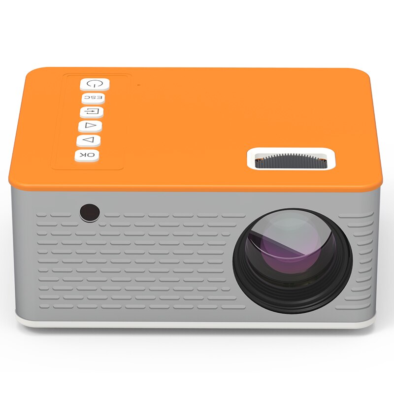 UC28D Mini Portable Projector 16:9 With Speaker Home Theater Travel Outdoors Support Mobile Phone Data Cable For Android/ios