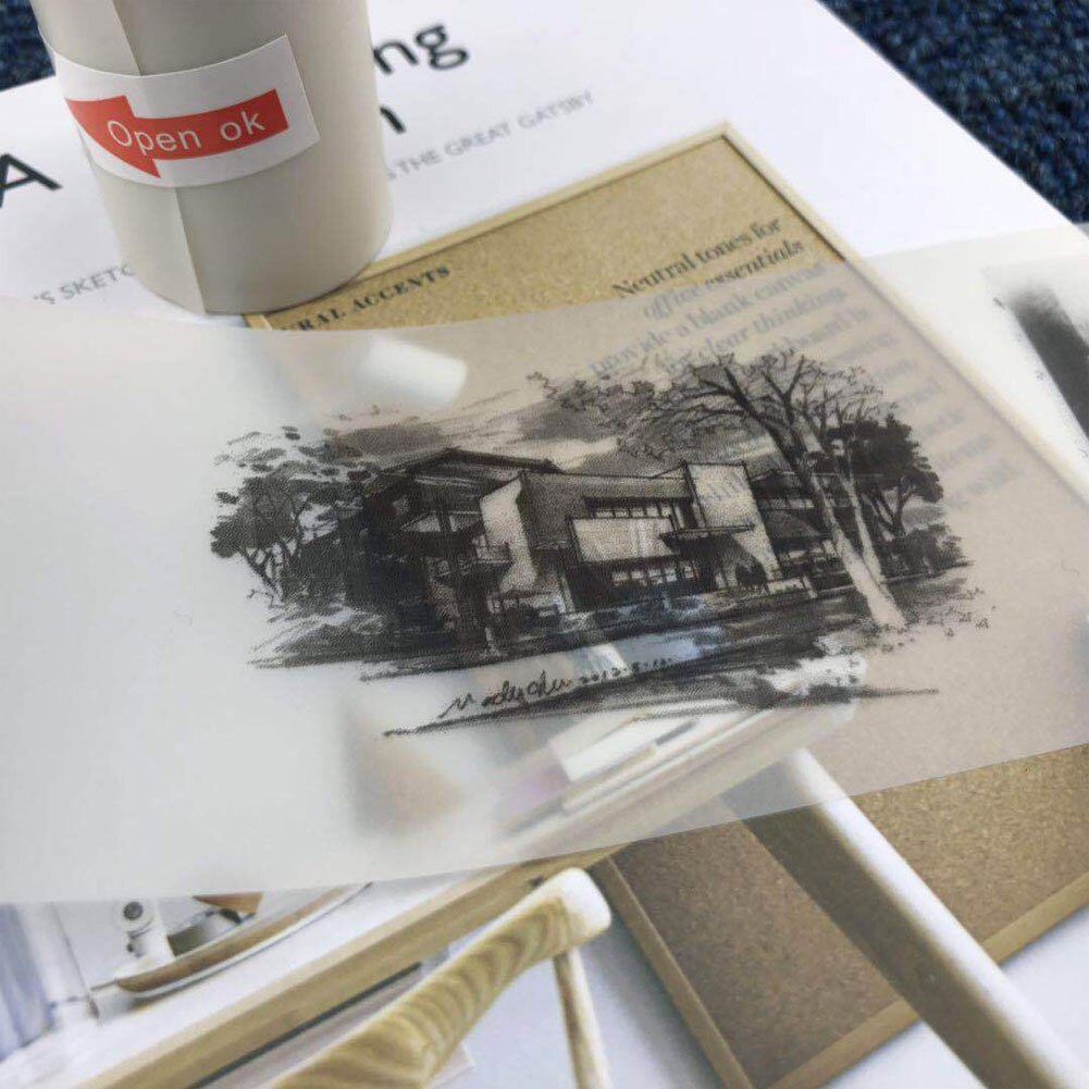 Neue 57x30mm halb-transparent Thermische Druck Rolle Papier für Paperang Foto Drucker