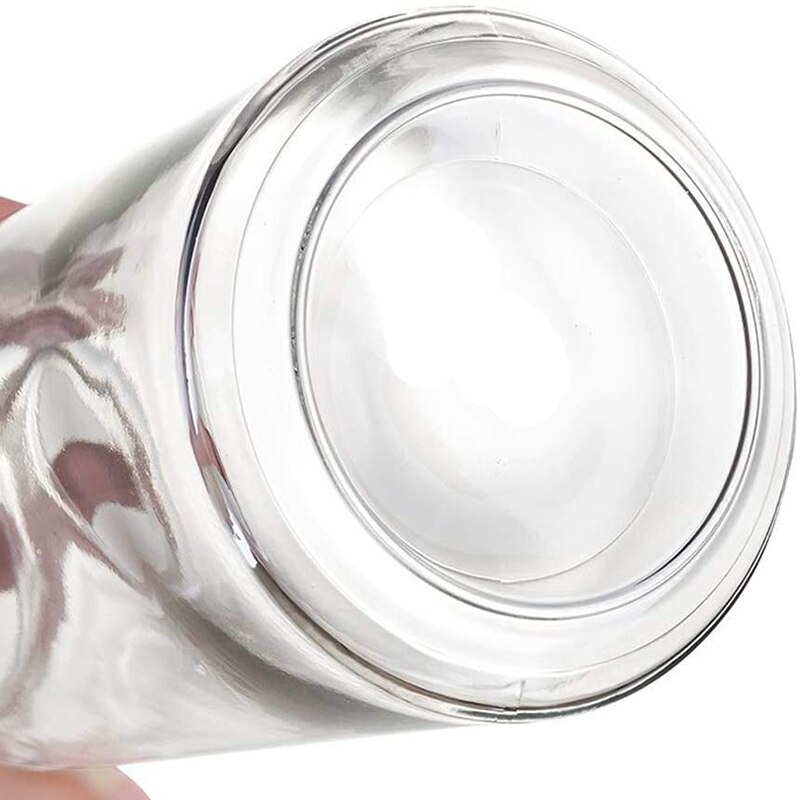 Botella dispensadora de aceite de oliva, con tapa automática, muletas de cristal, 18 Oz, antideslizante