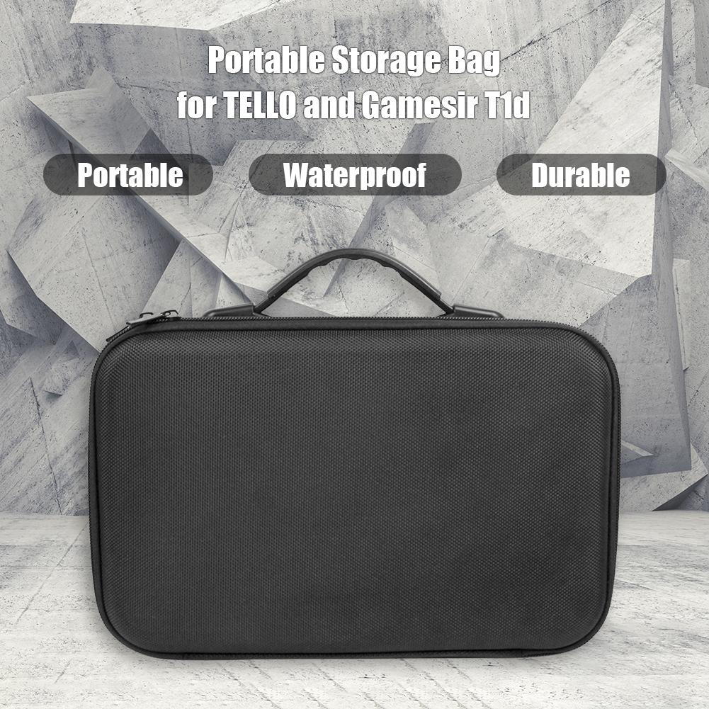 Tragbaren Koffer für DJI Tello Drohne Lagerung Tasche mit Schulter Gurt Gamesir T1d Fernbedienung wasserdichte tasche