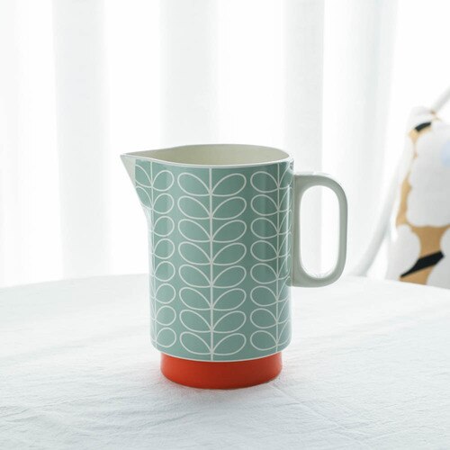 Kreative Keramik Becher Orla Kiely Pop Kunst Englisch Becher Teekanne Lagerung Eimer Spaß Becher tasse kaffee becher kawaii becher CL101505: Milch Topf