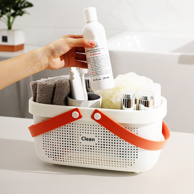 Portable Shower Caddy with Handles Storage Organizer Bin for Bathroom Toiletry Organizer For College Dorm Pantry Home Toilet