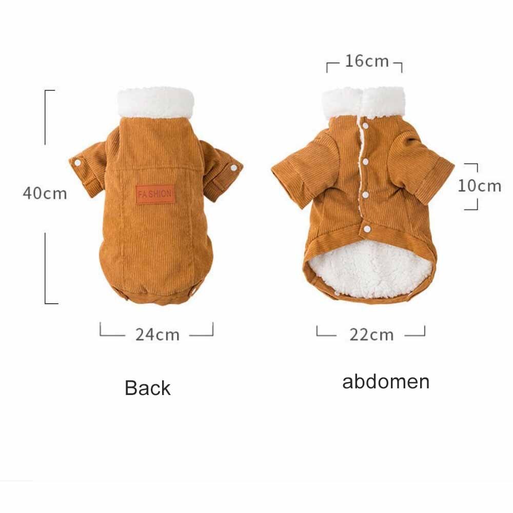 Herfst En Winter Hond Kleding Winter Warm Dierbenodigdheden Teddy Kleine Hond Jasje Leuke Jaar Kleding