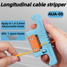 Ftth optisk fiber stripper 1.9-3.0mm mast -5 adgangsværktøj msat -5 løs buffer tube stripper aua -05 længdekabel stripper