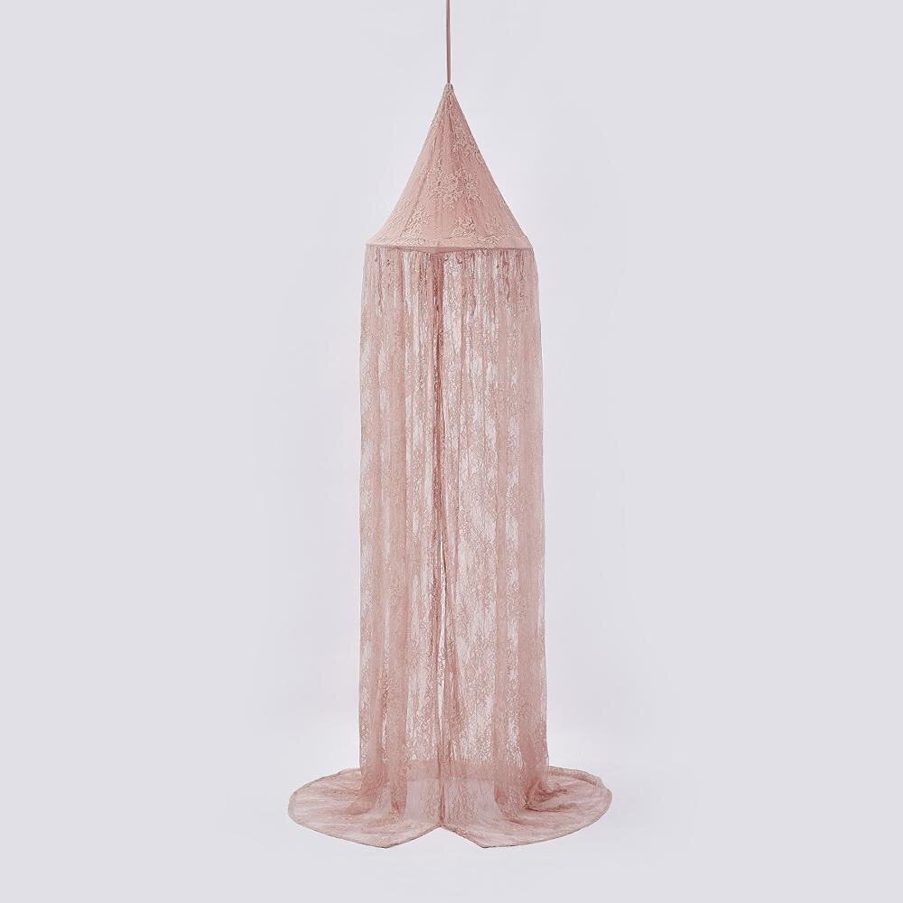 Spitze Baby Bett Vorhang freundlicher Moskito Netz Hause Bett Baldachin Vorhänge Runde Kuppel Krippe Dekor Netz Elegante Baby Mädchen Zimmer dekoration: Ursprünglich Titel