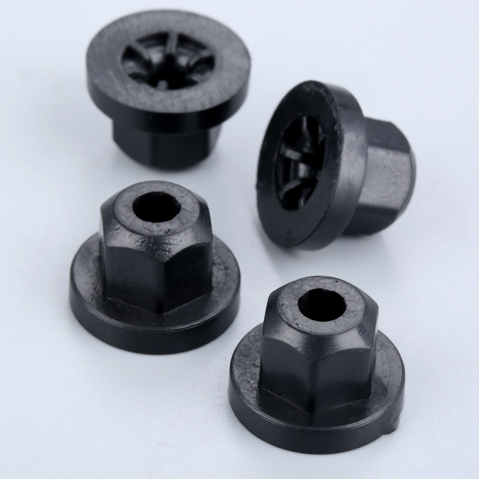 20 stk bil plast karosseri mutter flens klips 10mm sekskantede nagler for mercedes benz 7 series 003-990-02-51 bmw 16-13-1-176-747