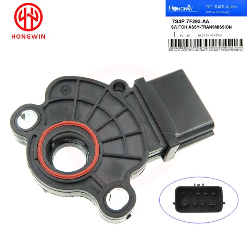 7S4P-7F293-AA For Ford Focus 1998 C-Max Fiesta Neutral Safety Switch Gearbox Shifting Sensor Switch 7S4P7F293AA 4610018