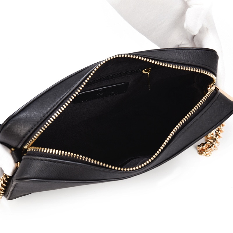 frühling Reißverschluss Frauen Schulter Tasche Kette Riemen Kette Kleine Platz Handtaschen Kupplung Tasche Damen Bote Taschen