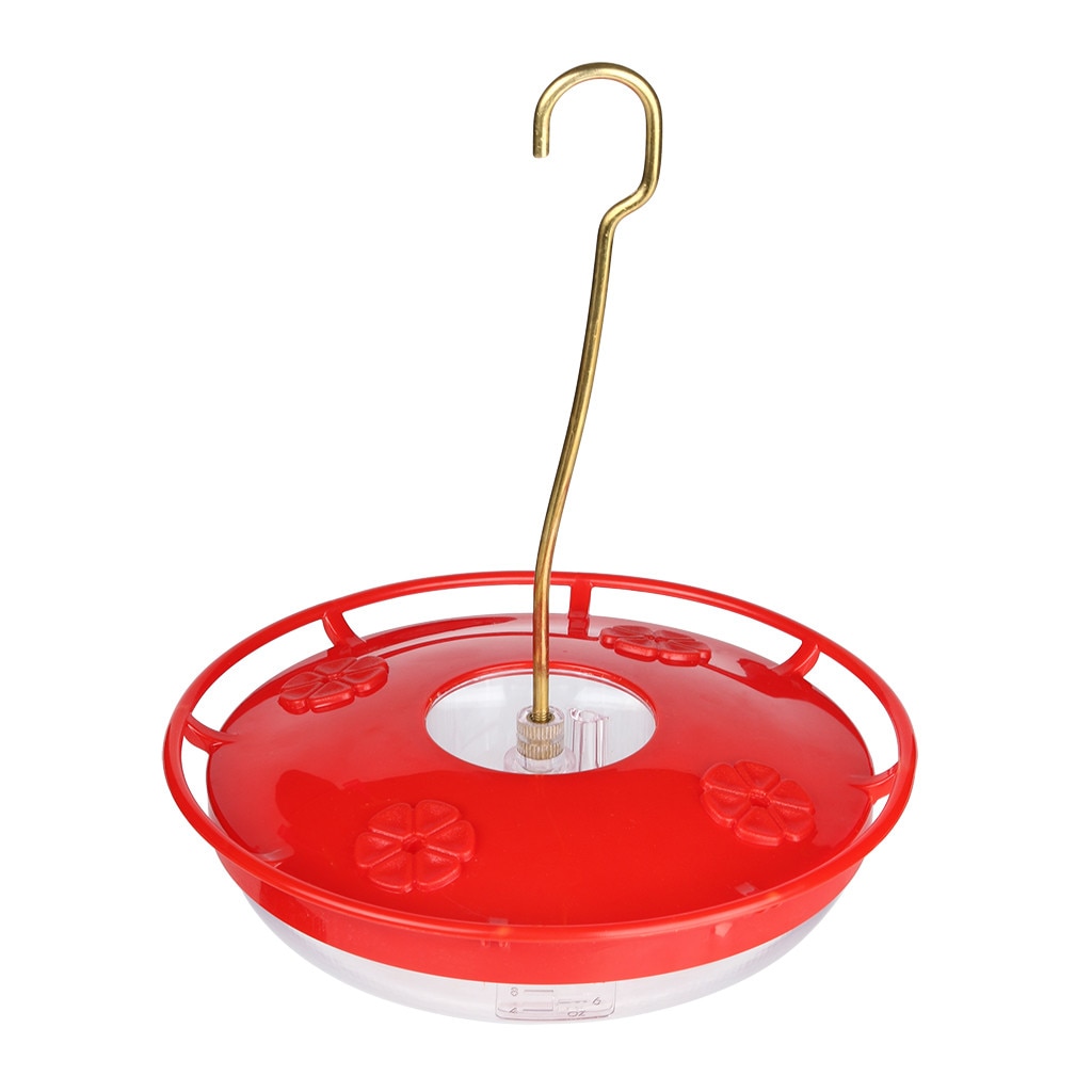 Bird Hanging Hummingbird Feeder With 4 Feeding Ports Yard Window Bird 12 Ounce Bird Feeder Кормушка Для Птиц: Default Title