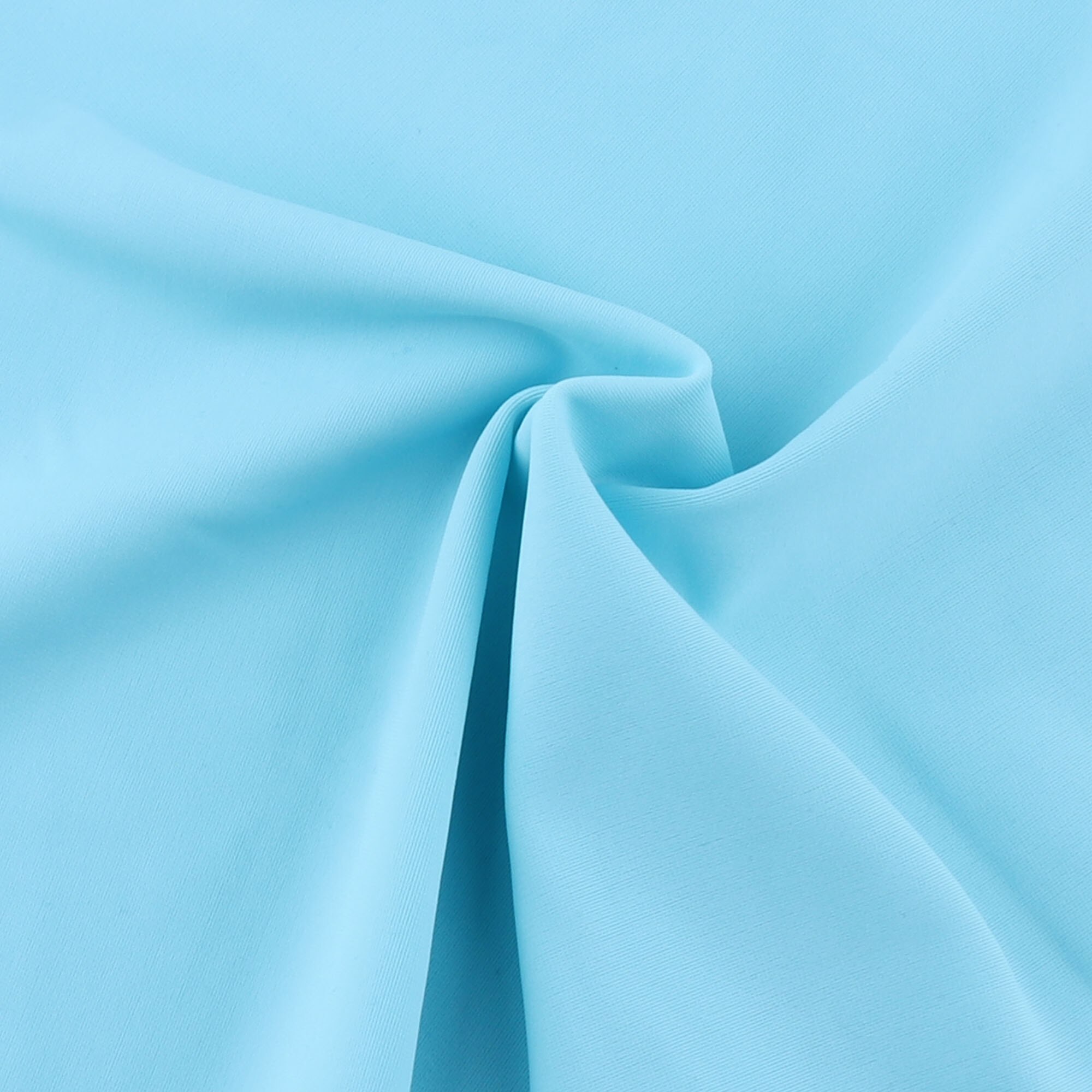 Elastisk stof, spandex bomuld lycra solidt stof ,7 farver, til badetøj, tørklæder, lycra stof, til danser badetøj diy  -16 " x20 ": E-blå