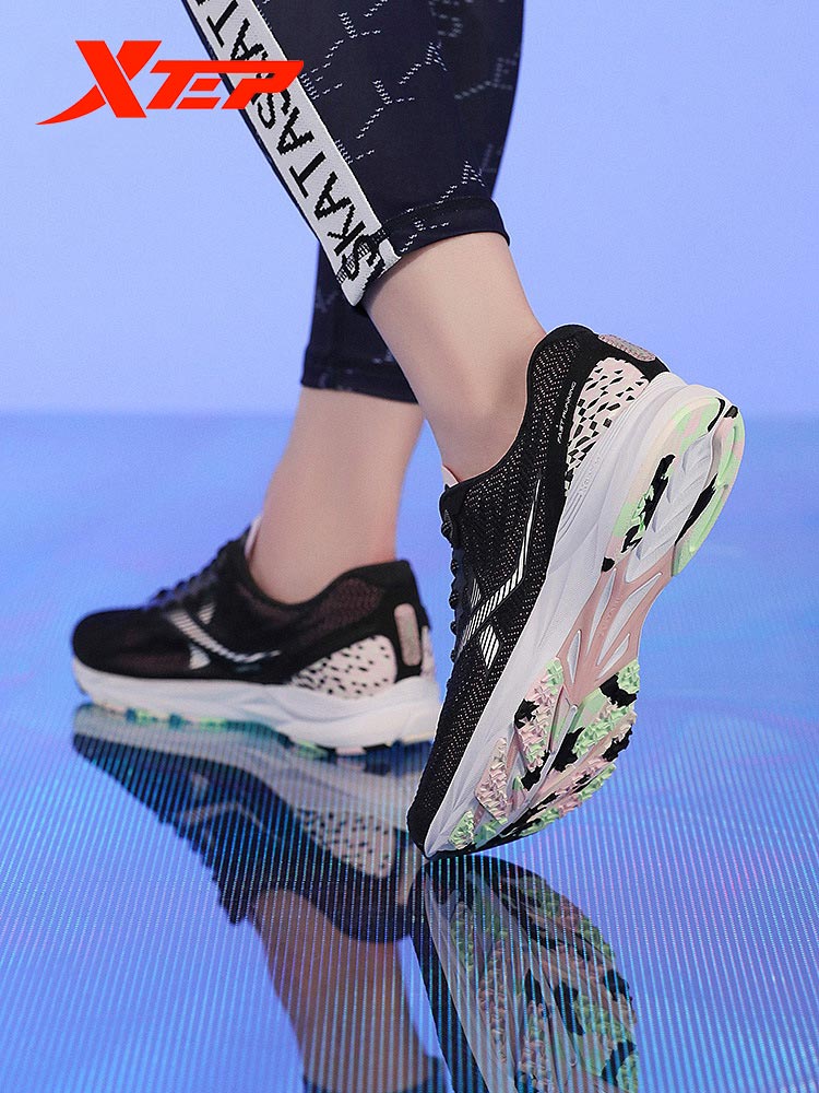 Xtep Marathon Shoes Women Running Shoes Spring Outdoor Running Light Sports Running Sneakers 880218110138