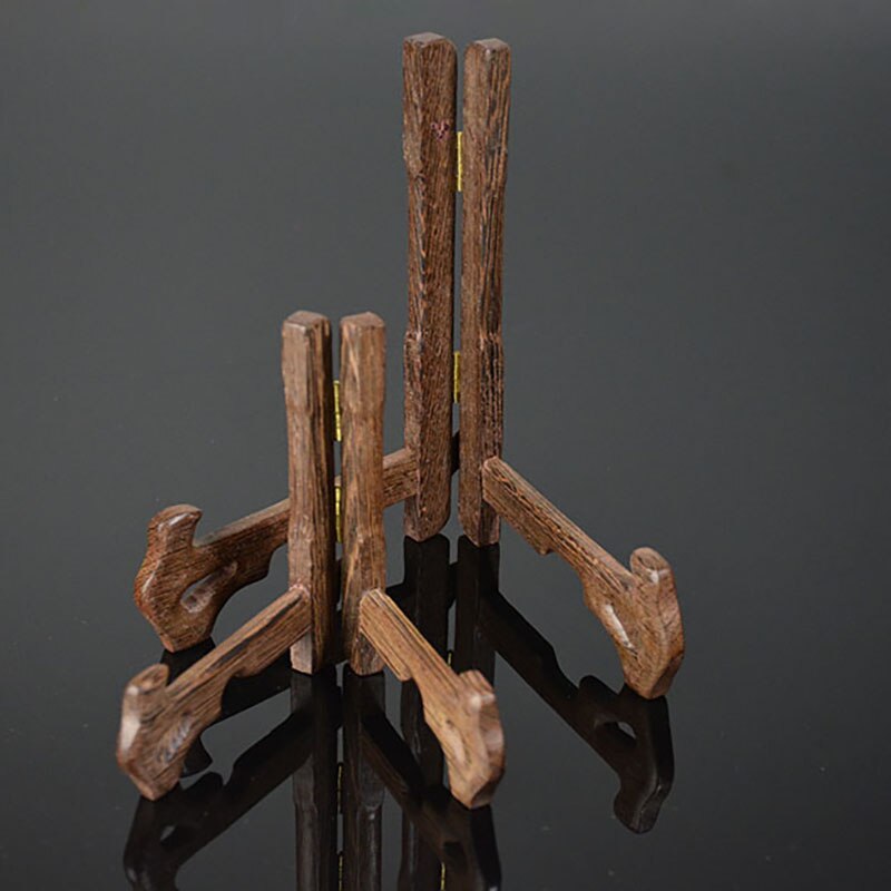 2 sztuk/partia wysokiej jakości DIY stojak na herbatę, dla 200g herbata pu-erh ciasto, skrzydła drewna herbaty StandChinese tradycyjna kolekcja uchwyt na herbatę: mały i duży