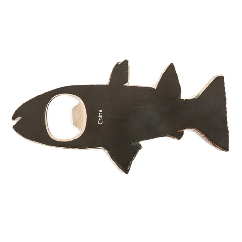 Roestvrijstalen Forel Vis-Vormige Flesopener Koelkast Magneet Sticker Multifunctioneel Koelkast Decoratie Bier Opener