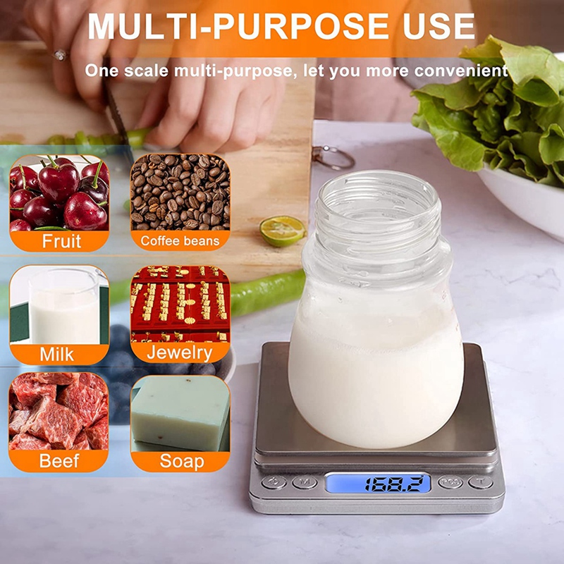 Small Digital Food Scale Ounce/OZ and Gram Scale Kitchen Scale High Precision for Making, Jewelry