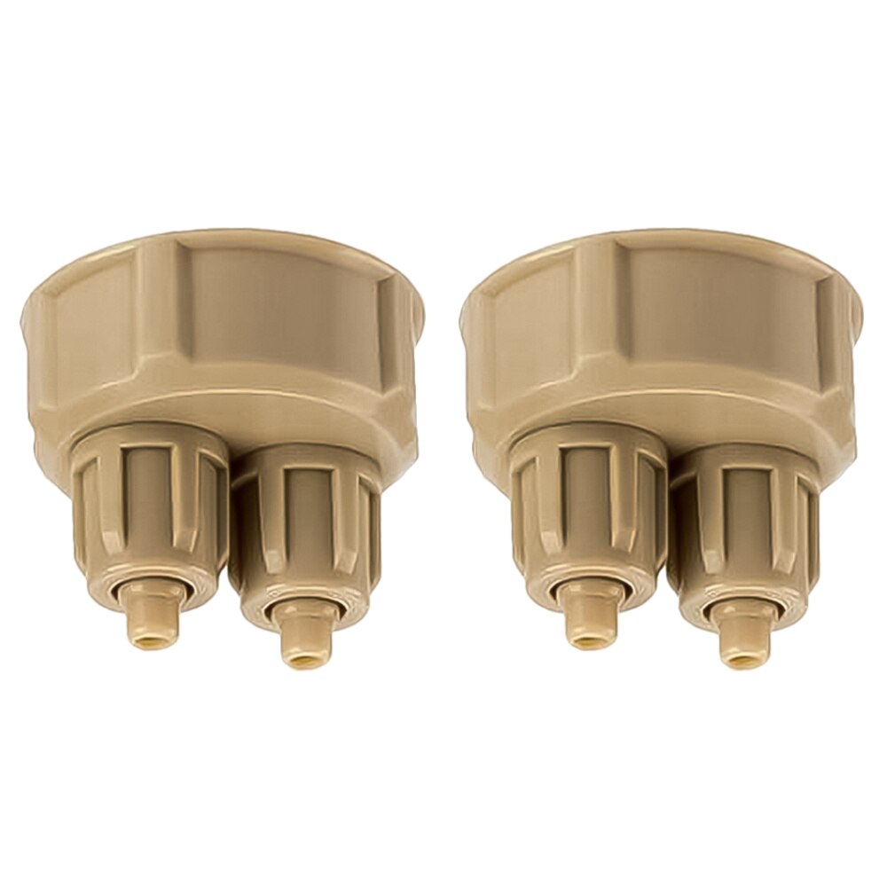 2PCs Co2 Bottle Cap Practical Portable DIY Reactor Cap Co2 Bottle Cap for Aquarium