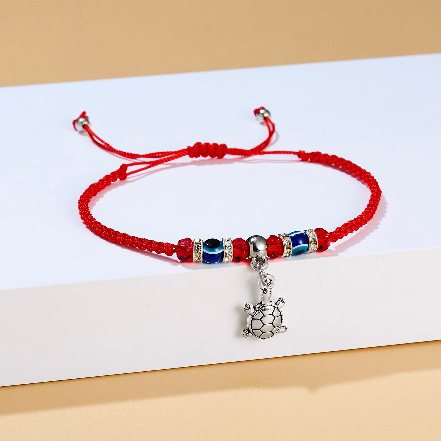 Mode Gevlochten Touw Kralen Blue Evil Eye Charm Armband Vrouwen Lucky Red String Hamsa Hand Armbanden Handgemaakte Vriendschap Sieraden: 3