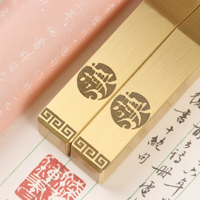 Metalen Multifunctionele Kalligrafie Paperweights Messing Borstel Pen Houder En Paperweights Chinese Rijst Papier Drukken Paperweights