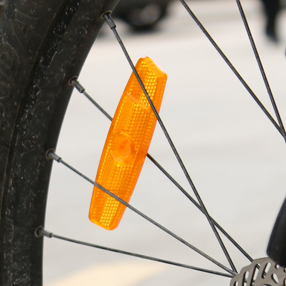 4 Stks/set Vis Vormige Fiets Veiligheidswaarschuwing Light Spoke Reflector Mtb Mountainbike Velg Reflecterende Mount Clip Licht