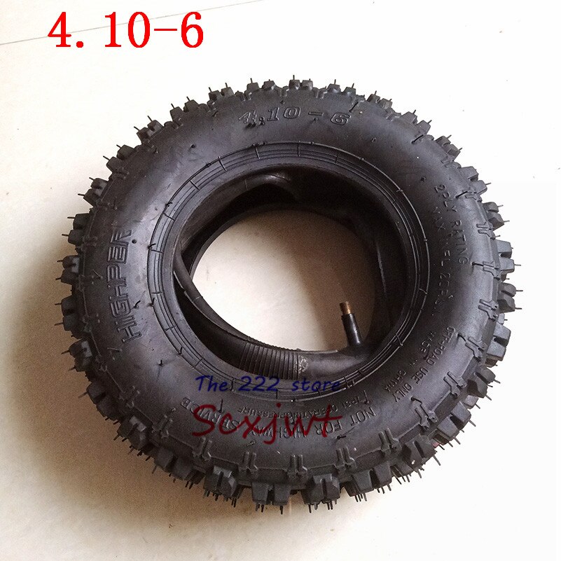 Neumáticos para quitanieves de 4,10-6 pulgadas, neumáticos de playa de 4,10-6 pulgadas, neumáticos para ruedas ATV Quad Go Kart butterfly flower con tubo interno