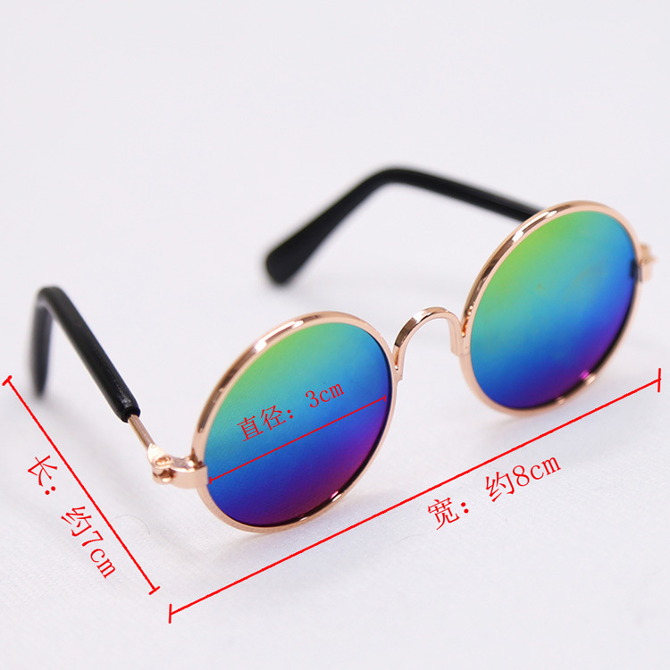 Gafas bonitas para Gato, gafas de sol redondas Retro para perros pequeños, accesorios para fotos de mascotas, productos para mascotas