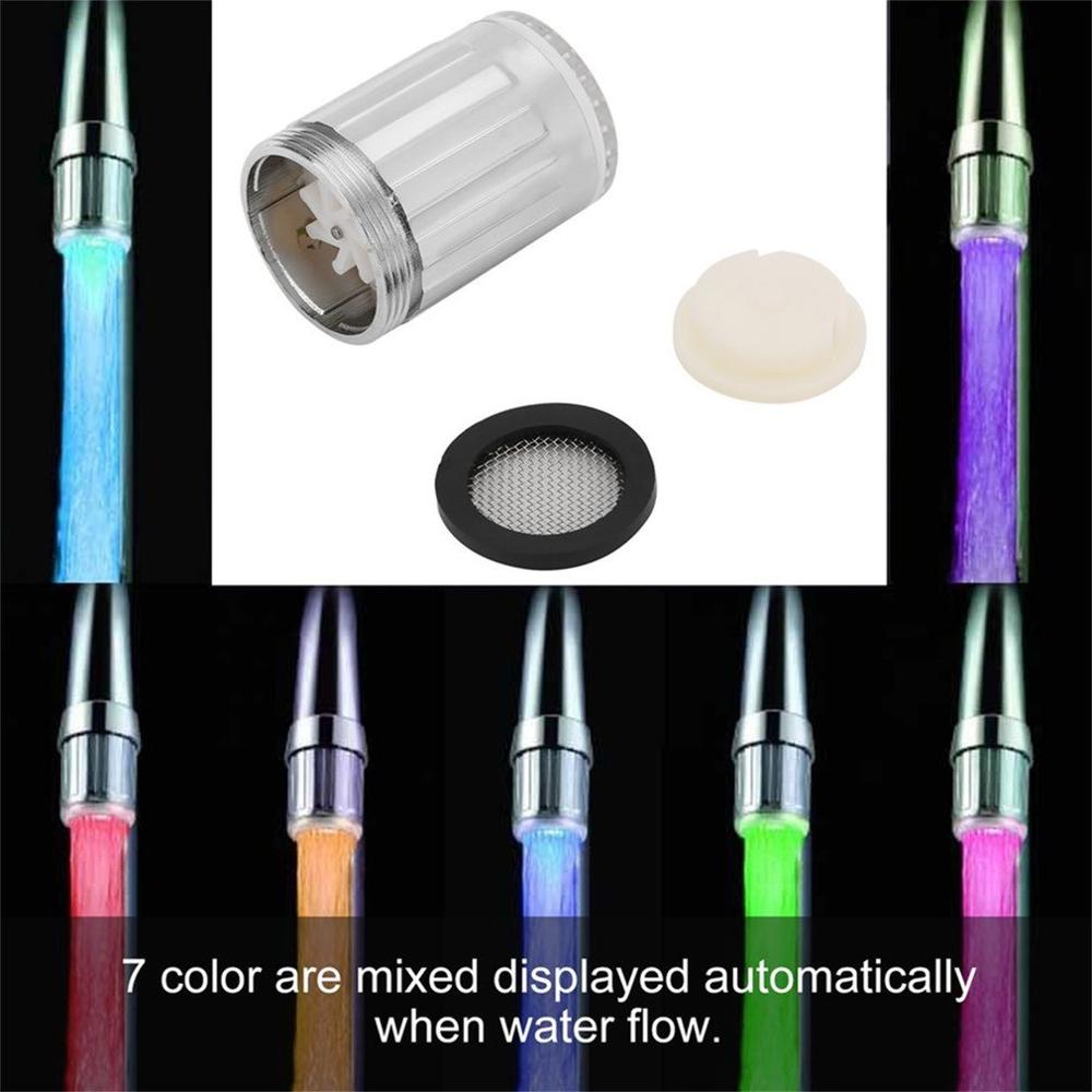 Luminoso Rubinetti Doccia Con LED Luce Blu Che Si Illumina Da Sola - Nuovo