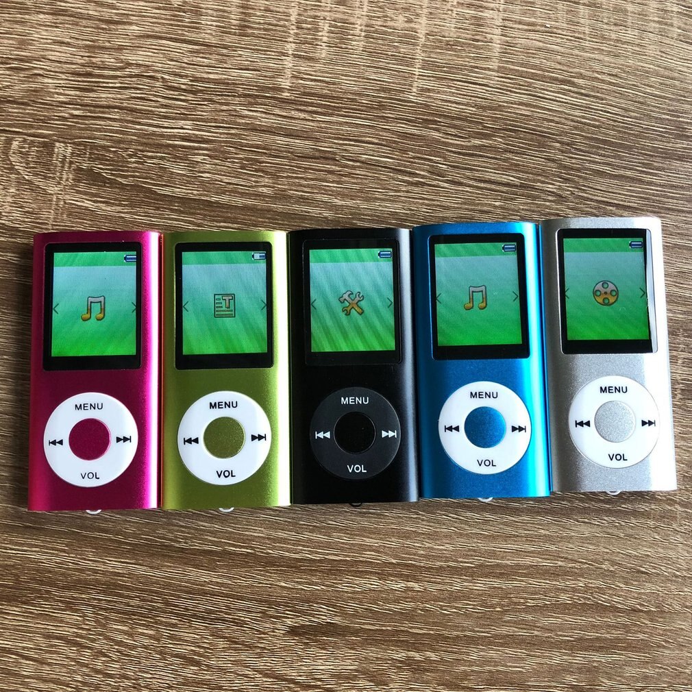 1.8 Inch MP4 Muziekspeler Met Fm Radio Video Speler E-Book Ingebouwde Geheugen Speler MP4