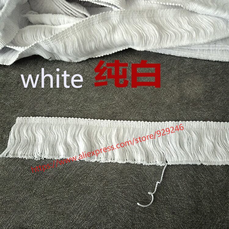 3 Yards/Lot 5Cm Offwhite 100% Katoen Kant Kwastje Trimmings Voor Kledingstuk Naaien Accessoire Wit Textiel Gordijn Kant franjes