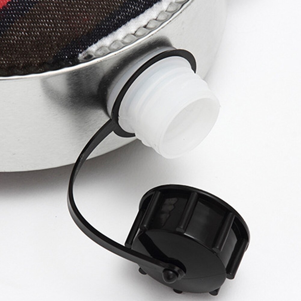 2L Portatile Bollitore da Viaggio Cinghia Regolabile Campeggio Sentiva Isolamento Termico a Righe all'aperto Mensa da trekking Grande Capacità