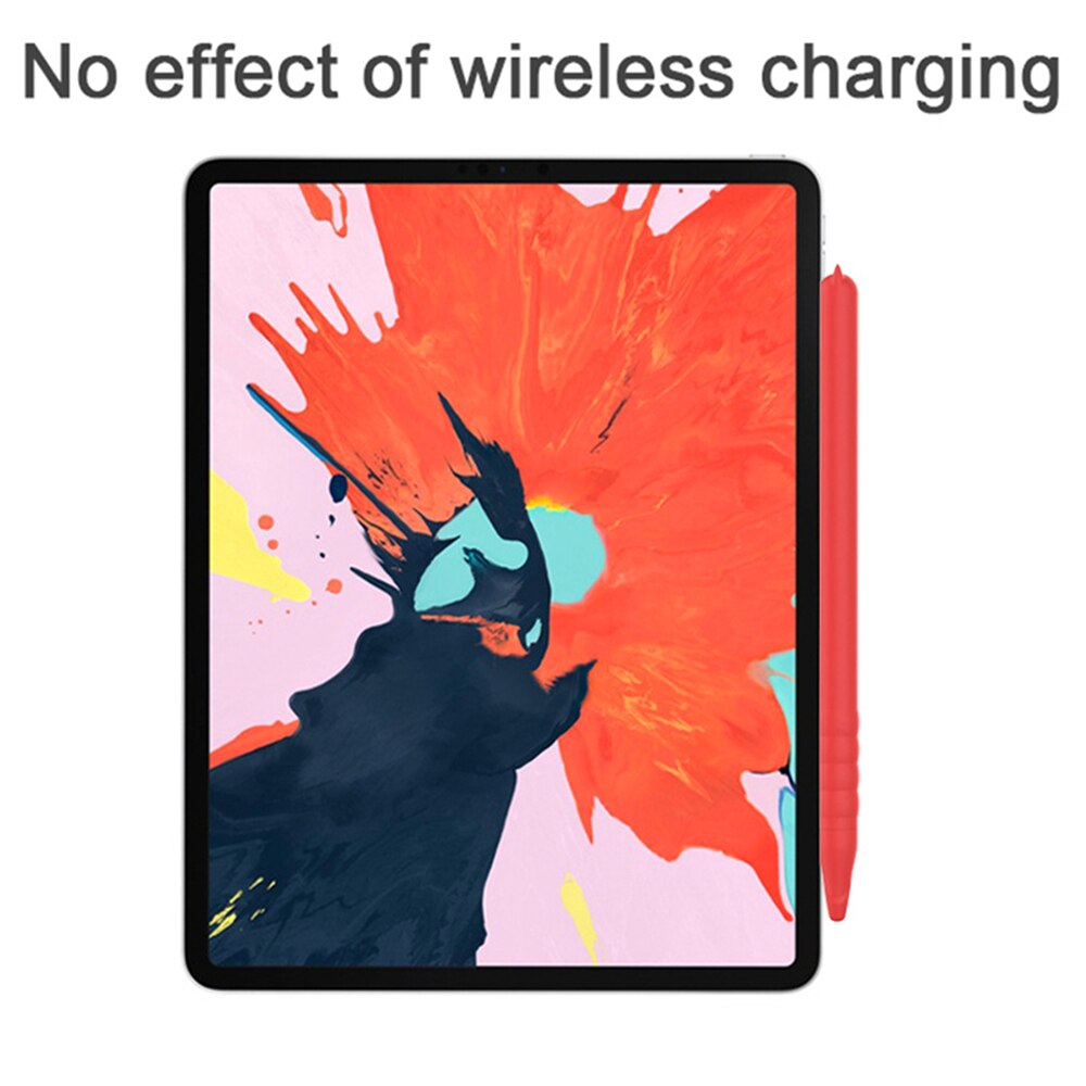 Étui en Silicone souple pour Apple Pencil 2 iPad Pro, 1 ensemble, housse de protection, embout enroulé, adaptateur de câble, sangle de connexion Anti-perte