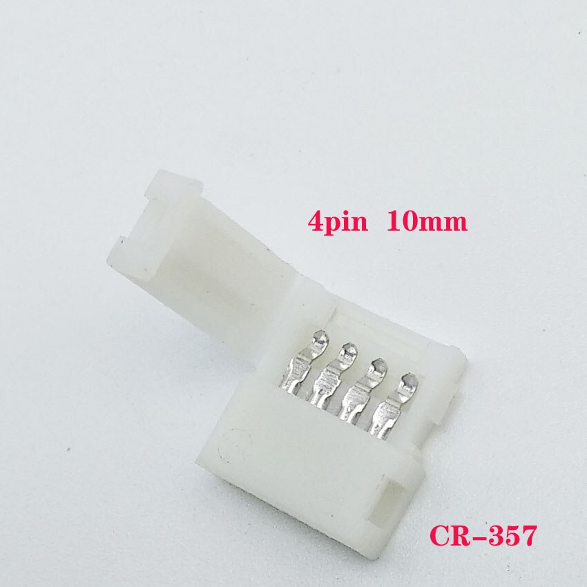 5 stks/partij LED Connector 2 pin 3 pin 4 pin soldeerloze Voor 8mm 10mm 5050 3528 ws2811 ws2812b 5630 5730 smd LED Strip: 1-CR-357