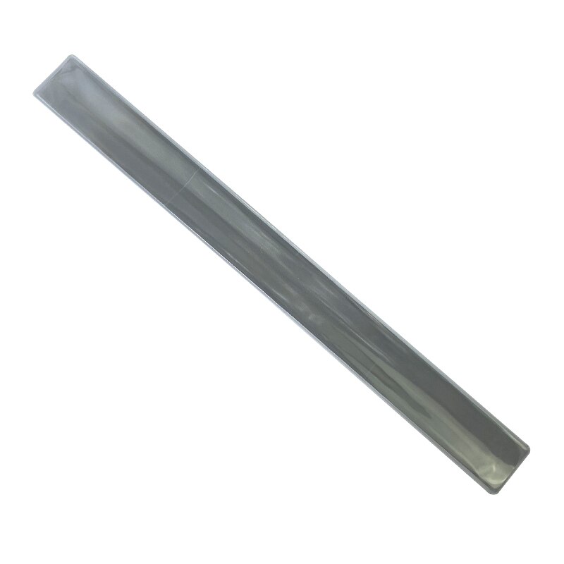 10 stk 41cm reflekterende armbånd armbånd cykelbind bukser benrem slap band tape til løb ridning sikkerhed synlighed: 10 stk sølvhvide
