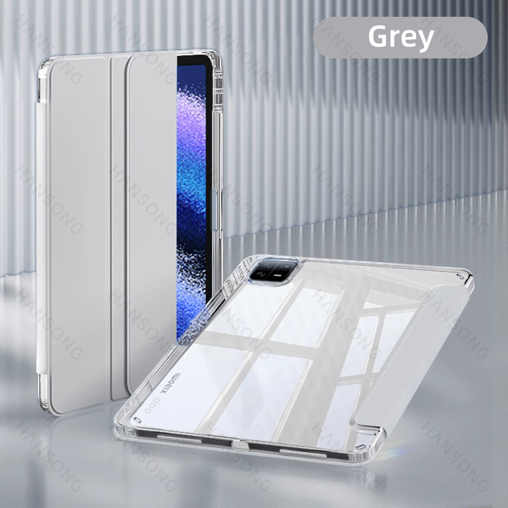 For Mi Pad Case for Xiaomi Mi Pad 5 & 5 Pro 11 inch HD Transparent Case for Mi Pad 6 & 6 Pro 11 inch with Awake / Sleep Cover: eleven / other