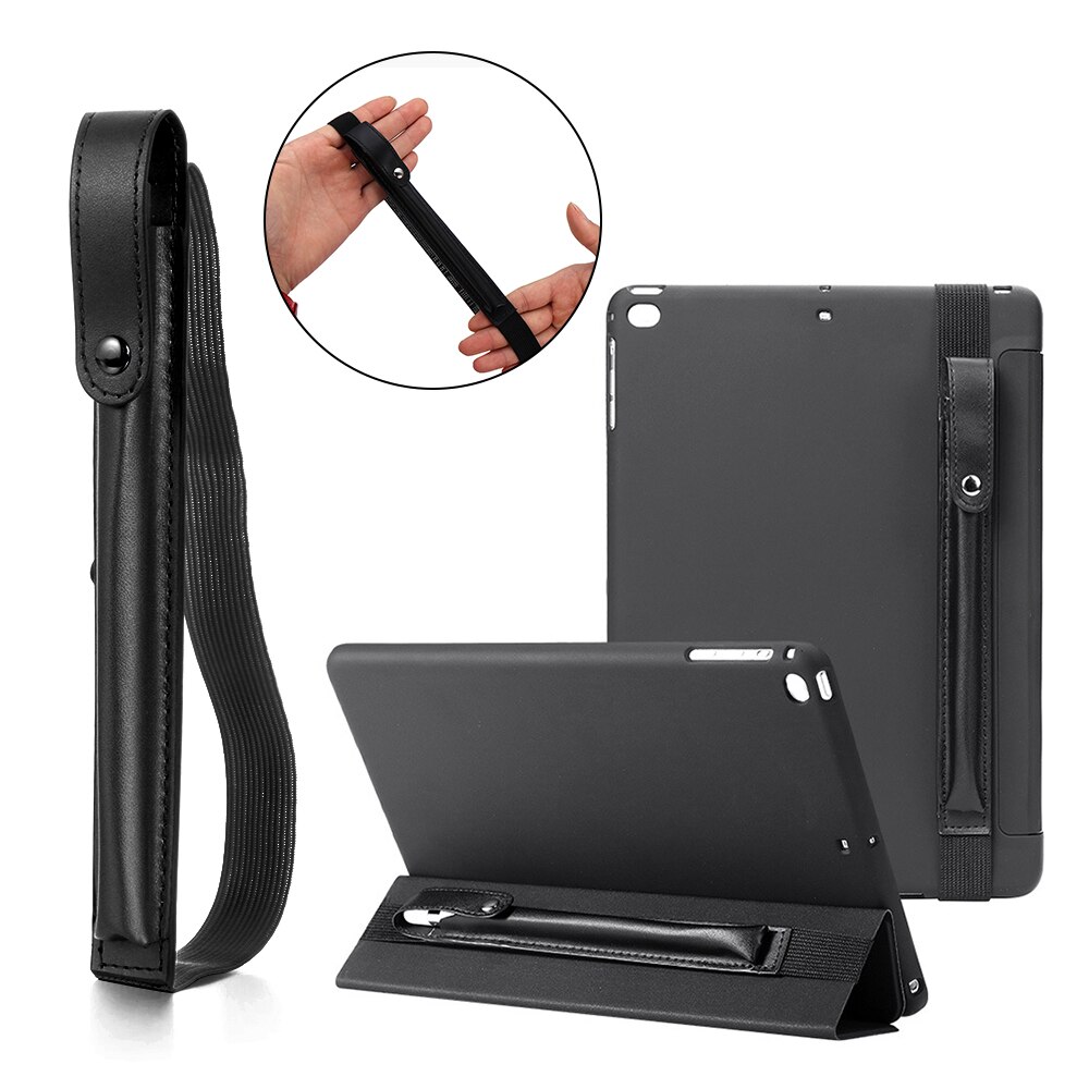 Magnetische Gesp Elastische Elektronische Bescherming Stylus Potlood Pen Set Leather Case Voor Apple Potlood 1 2 iPad Mini Air pro