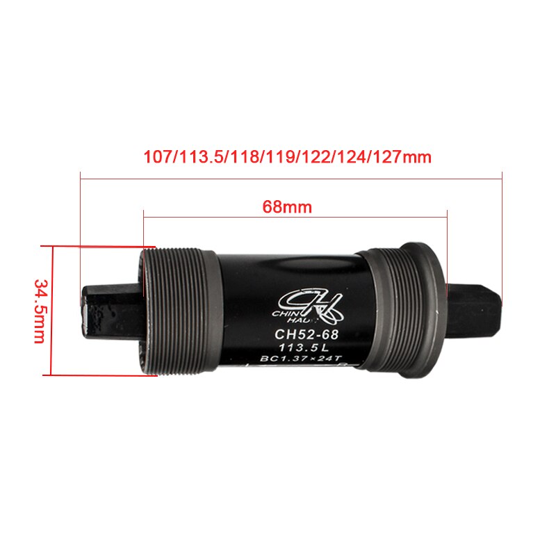 Bicycle Bottom Bracket For 68mm Quare Hole Crank Axis bicycle parts BB for Square Tapered Spindle Crankset