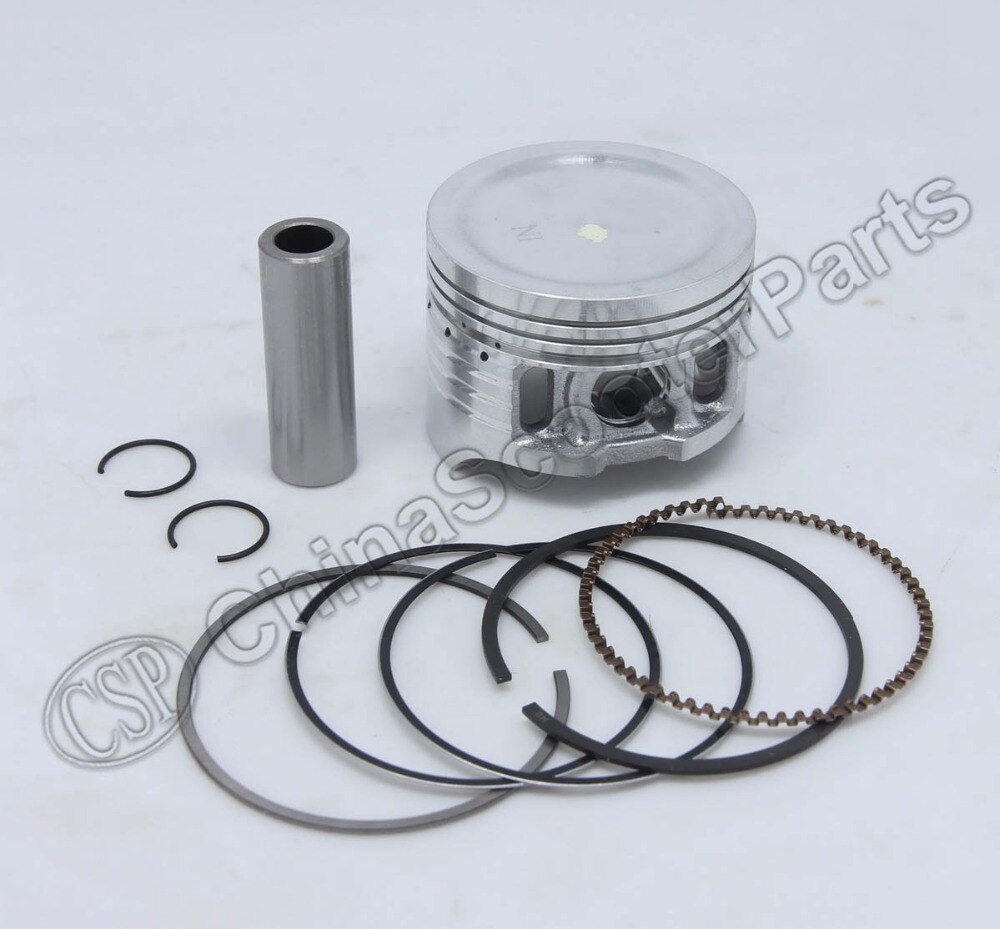 Kit de anillos de pistón de 52,4 MM y 13MM, piezas de motos Dirt Pit, 125CC, 1P52FMI, para YX125, Locin, PBR, Dax, Monkey