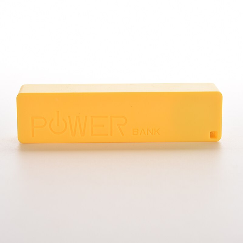 1PC Plastic Power Bank Box 18650 5V 1A External Battery Pack Charger Case for Mobile Phone Tablets Backup Power 6 Colors