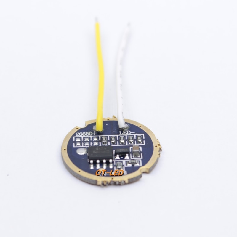 10Pcs Cree Xml Led Xml2 Led T6 U2 Driver 17Mm 20Mm 2.7-4.2V 2A 5-Mode Led Driver Voor Cree Xml Led Emitter