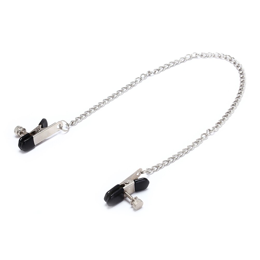 Abrazadera de Estilo mariposa para pezón, cadena de Metal para pezón, Clips para leche, pinzas para el pecho, pinzas para pezones para parejas