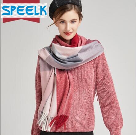 Spring/Winter Women Plaid Scarf Scarves Cashmere Shawls and Wraps Long Foulard Head scarves: 1