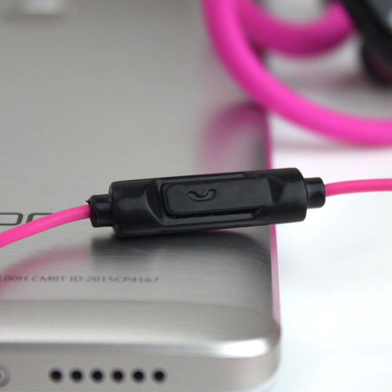 Oortelefoon stereo sport oortelefoon hoofdtelefoon handsfree oorhaak headset 3.5mm microfoon oordopjes voor alle telefoons