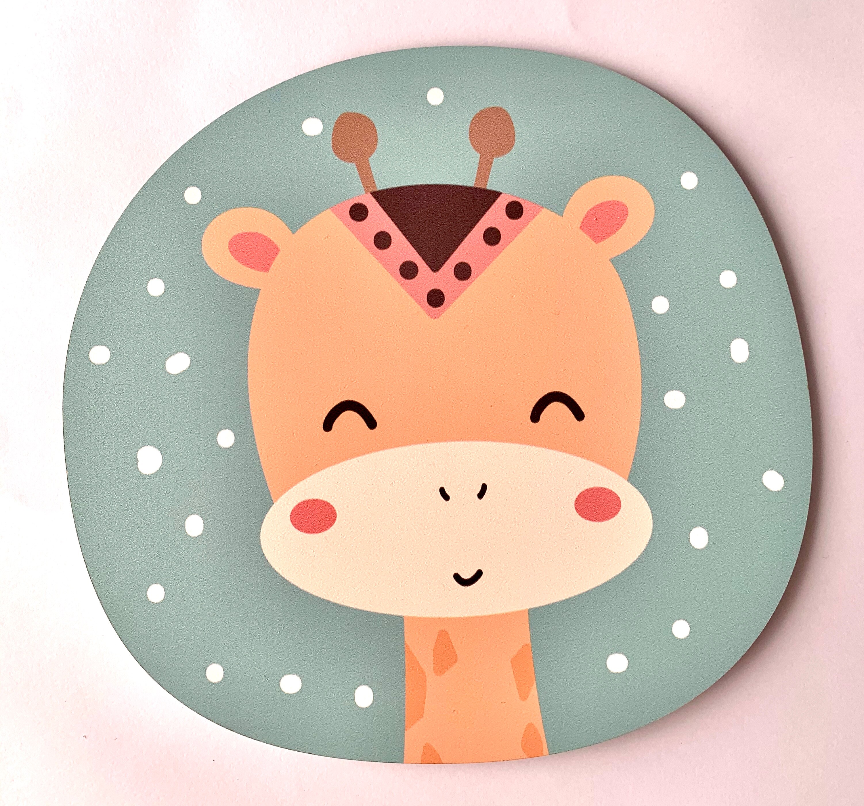 Baby Room Wall Decor, Nursery Child Animal Pictures, 6 Piece Set 20x20CM