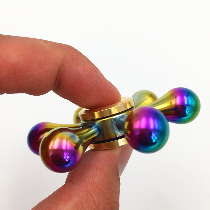 Multicolor Fidget Spinner metalen Speelgoed Hand Spinner fidget Voor Autisme en ADHD Kids/Anti Stress Volwassen speelgoed