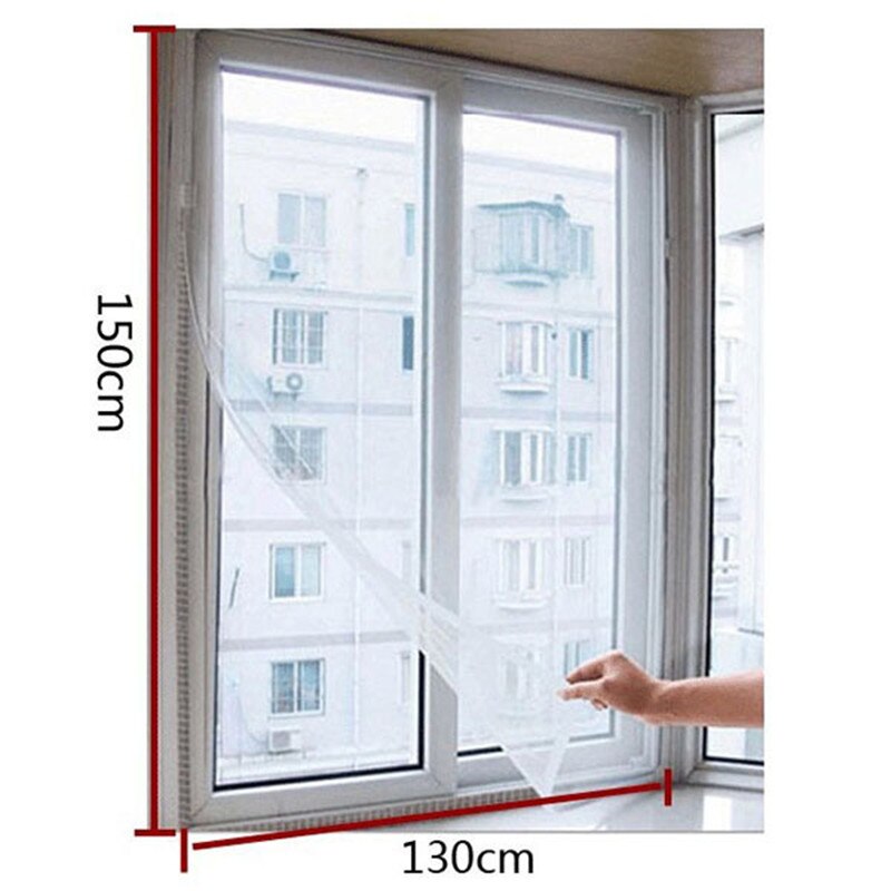 Moustiquaire à bande ajustable pour rideaux de porte, protection contre les insectes pour fenêtre d'été