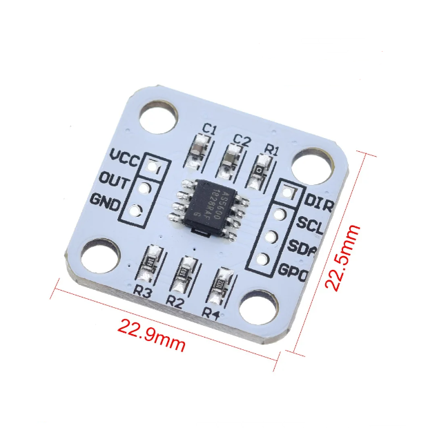 Magnetic Encoder Module - 12-bit High Accuracy - AS5600 Angle Measurement Sensor