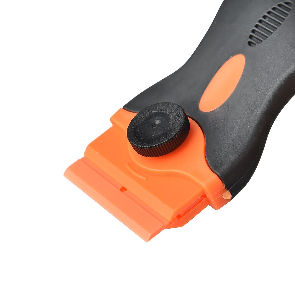 Double Edge Razor Scraper for Car Window Tint Ceramic Glass Oven Razor Scraper Plastic Handle Tool Blade 125x46mm